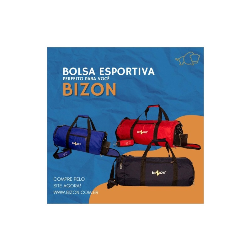 Bolsa Esportiva de Treino (Azul Marinho)