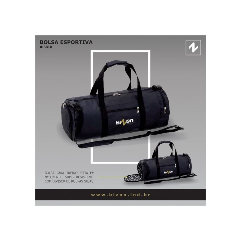 Bolsa Esportiva de Treino (Preto)