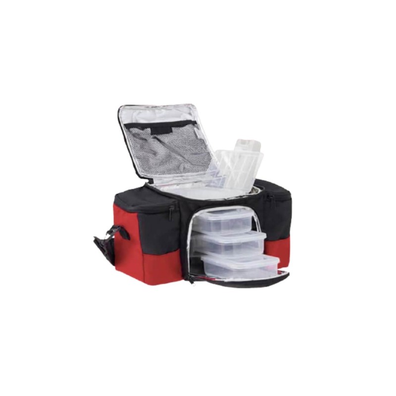 Bolsa Térmica Padrão (Preto com Vermelho)