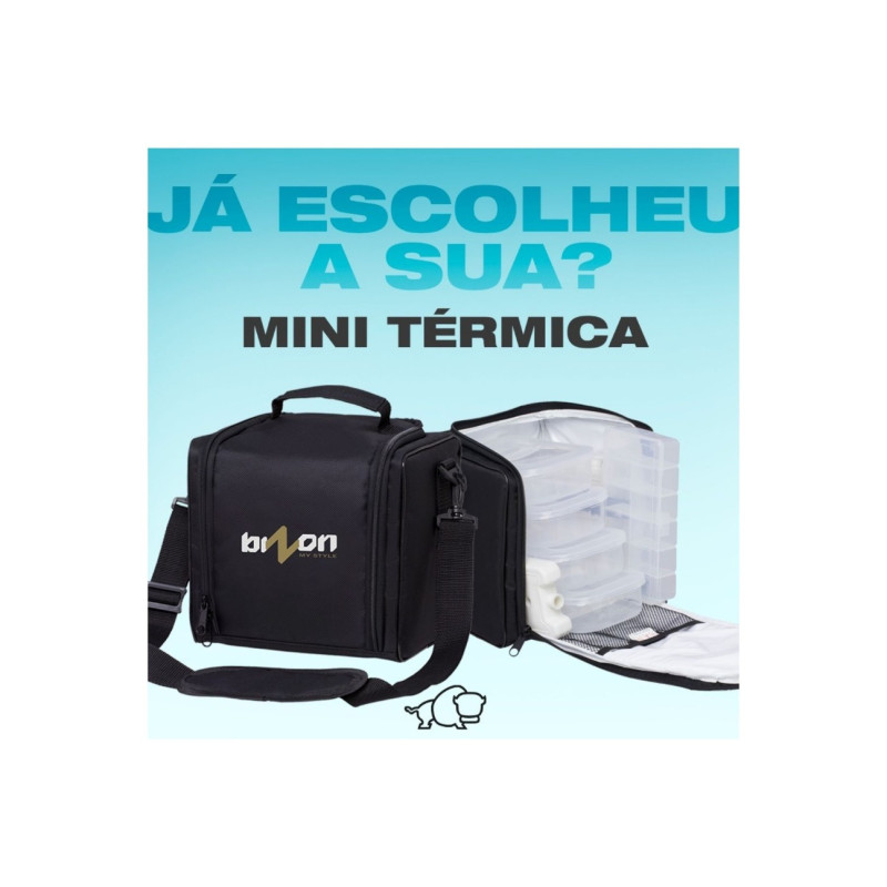 Mini Bag Térmica (Azul Marinho)