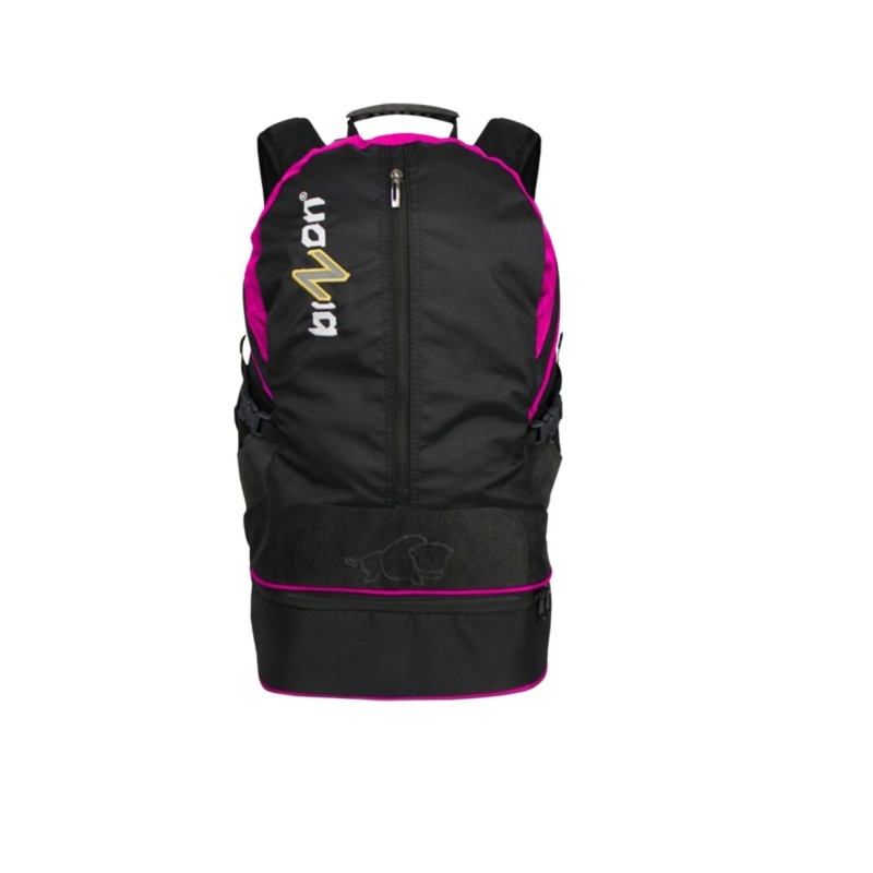 Mochila Térmica Flex (Preto com Rosa)