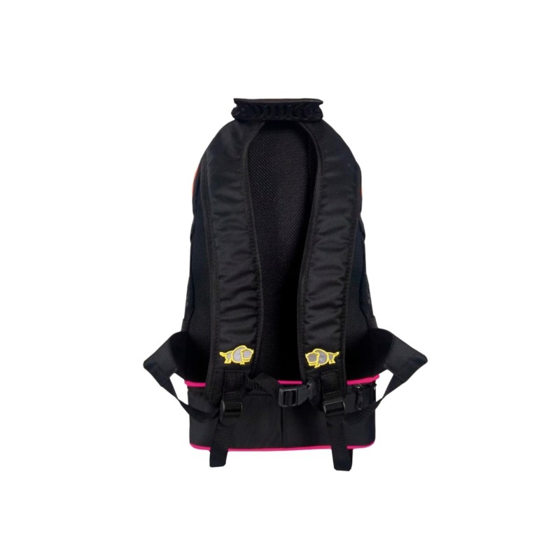 Mochila Térmica Flex (Preto com Rosa)