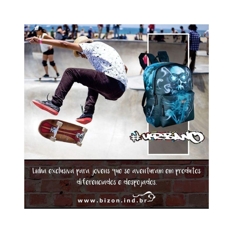 Mochila Urbano (Caveira Blue)