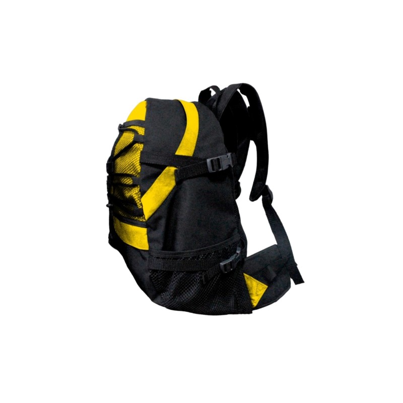 Mochila de Camping (Preto com Amarelo)