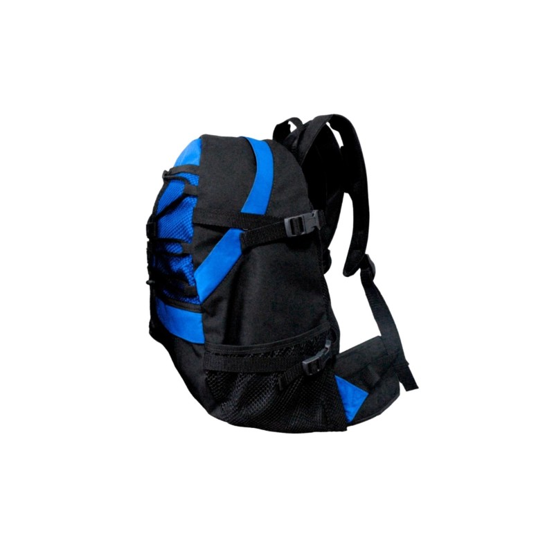 Mochila de Camping (Preto com Azul Royal)