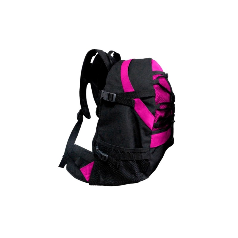 Mochila de Camping (Preto com Rosa)