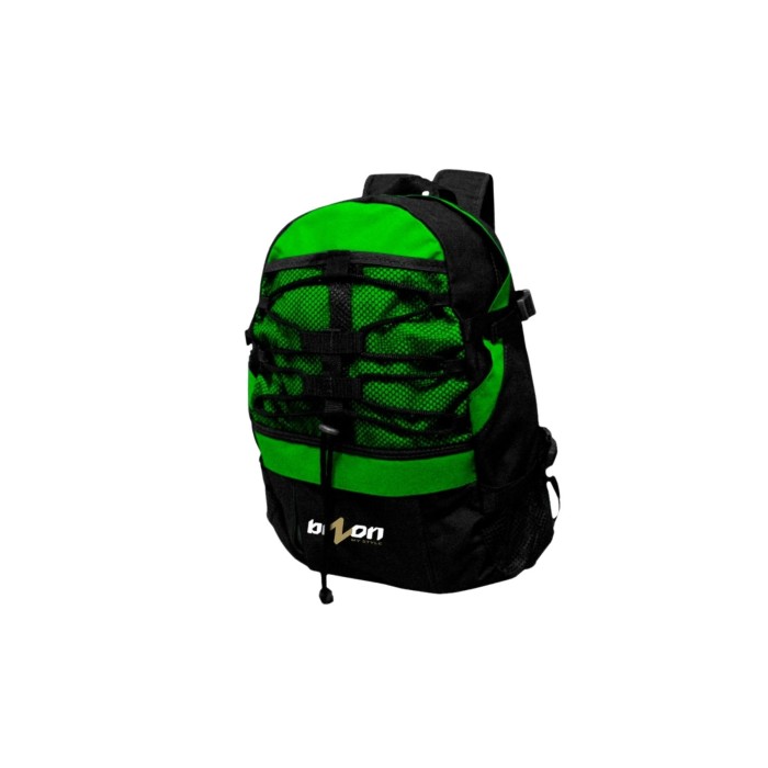 Mochila de Camping (Preto com Verde Florescente)