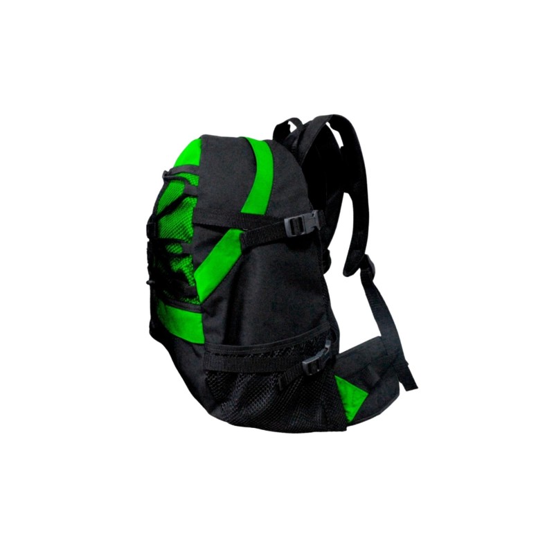 Mochila de Camping (Preto com Verde Florescente)